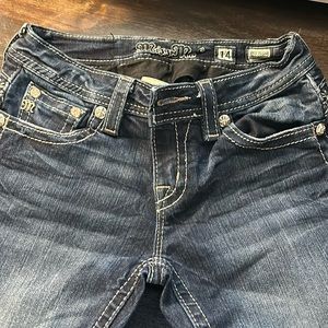 Like new Girls Miss Me straight jeans size 14